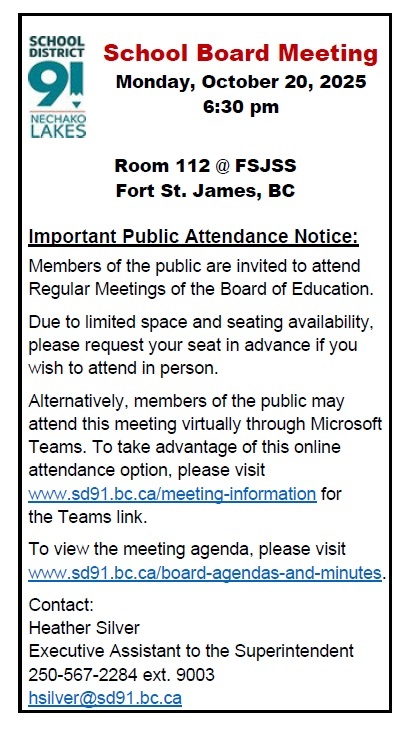 BM Announcement October 20 2025